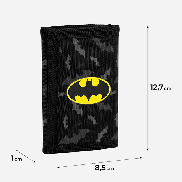 Гаманець для хлопчиків Kite DC Batman DC25-598 Чорний (4063276203618) - зображення 6
