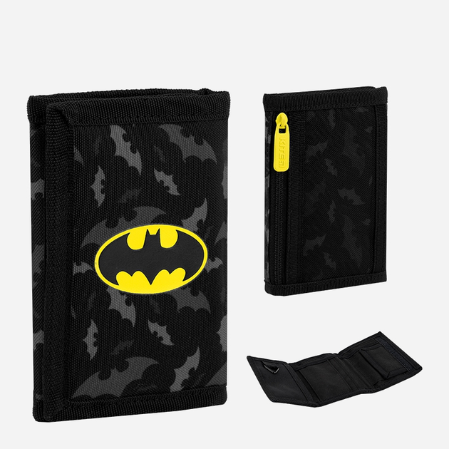 Гаманець для хлопчиків Kite DC Batman DC25-598 Чорний (4063276203618) - зображення 7
