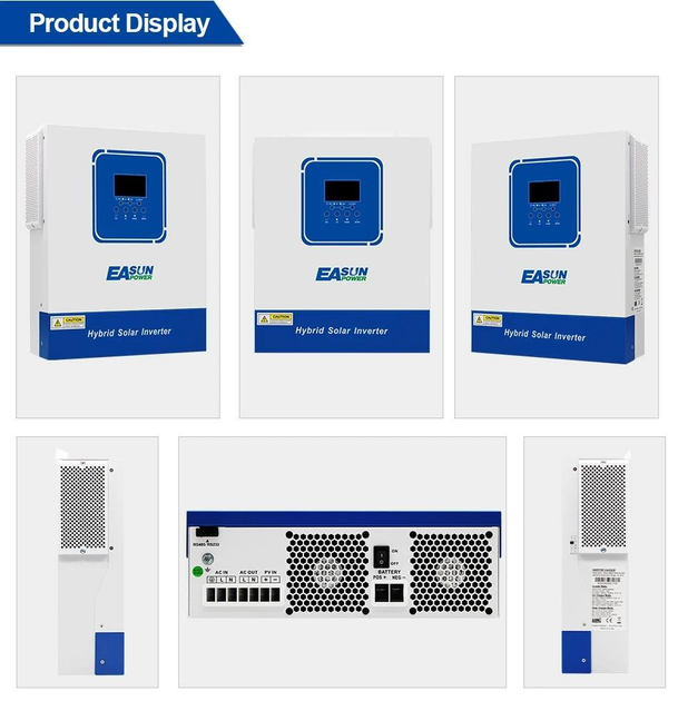 Гибридный солнечный инвертор EASUN POWER 4kW 24V ISolar SMG-II-4KW-24V Wi-Fi - изображение 5