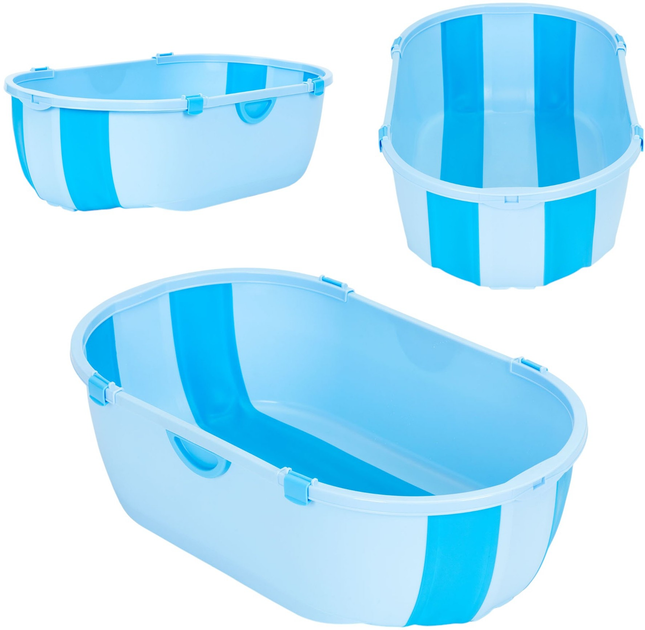 Ванна для немовлят EcoToys туристична складна блакитна (HA-B46 BLUE) - зображення 4