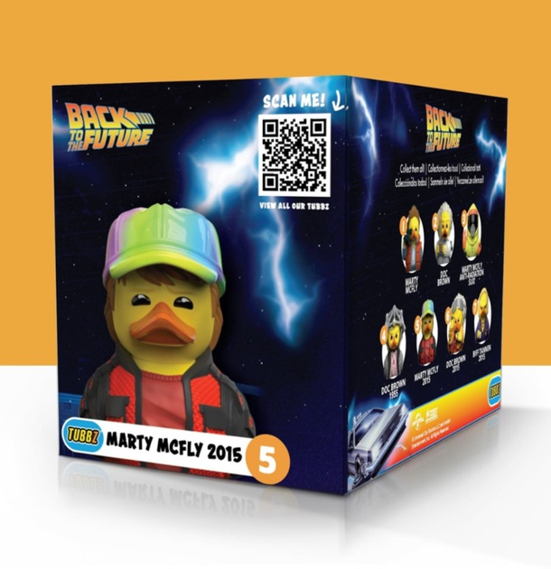 Kolekcjonerska figurka kaczuszka Numskull Tubbz Boxed Edition Back to The Future: Marty Mcfly 2015 5 (5056280457282) - obraz 10