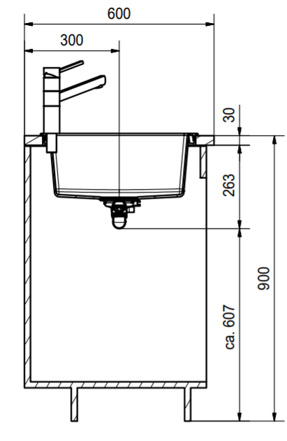 Кухонна мийка Franke Sirius 2.0 S2D 611-78 XL (143.0671.747) з тектонайта - врізна - оборотна - Бежевий (2 отвори) - зображення 4