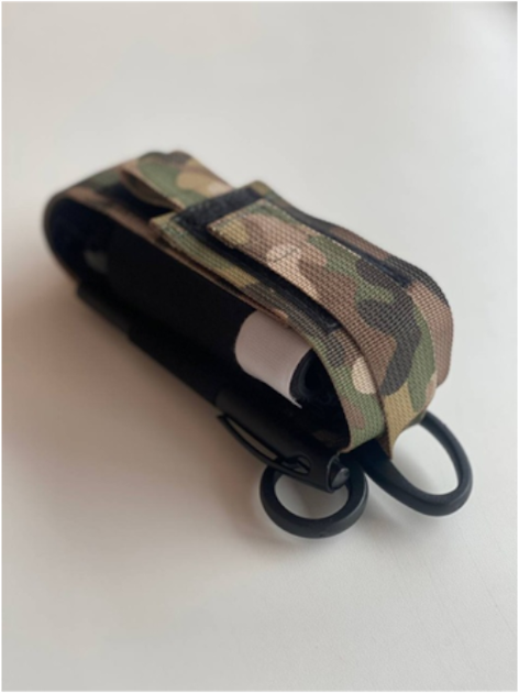 Универсальный открытый Подсумок Clefers Tac — для Турникета, Ножниц ОТ М с системой MOLLE 14x5 см Мультикам (5024581) - изображение 4