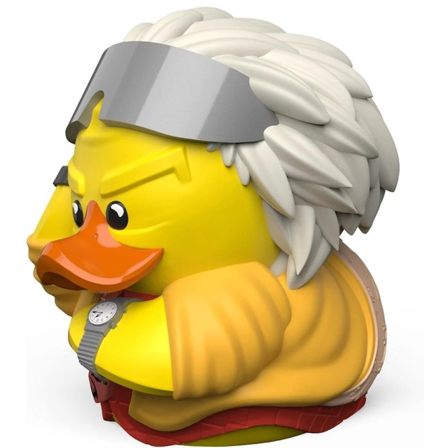 Kolekcjonerska figurka kaczuszka Numskull Tubbz Boxed Edition Back to The Future: Doc Brown 2015 6 (5056280457343) - obraz 3