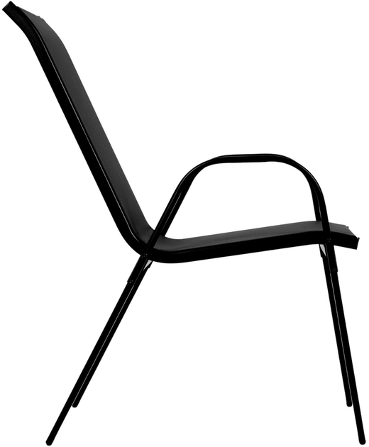 Zestaw krzeseł ogrodowych ModernHome by Multistore SC-092KD Black 2 szt (5905817001064) - obraz 6