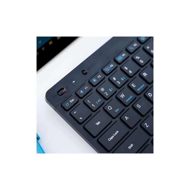 Клавіатура Jlab GO Bluetooth/Wireless Black (IEUKGOKEYBRBLK4) - зображення 10