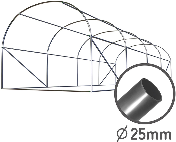 Tunel ogrodowy Plonos 2.5 x 4 m (4916-B) - obraz 3