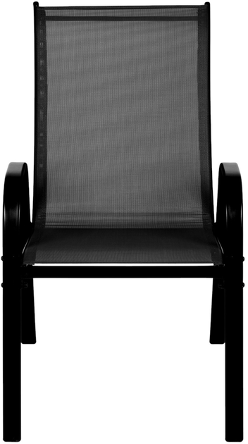 Набір садових стільців ModernHome by Multistore SC-092KD Black 4 шт (5905817004904) - зображення 4