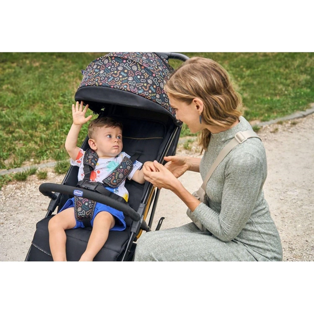 Коляска детская прогулочная Chicco Glee, серая - изображение 6