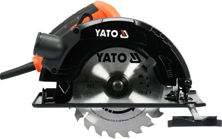 Пила дисковая ручная сетевая YATO 1.5кВт (YT-82152) - Фото 1 Пила дисковая ручная сетевая YATO 1.5кВт (YT-82152) - изображение 1