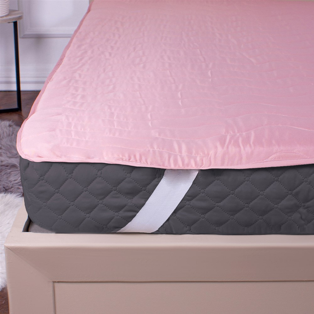Наматрацник MirSon №1762 Eco Light Coral Тенсель Modal на гумці в кутках 200x200 см від Rozetka на платформі USKIDKA Акція на Наматрацник MirSon №1762 Eco Light Coral Тенсель Modal на гумці в кутках 200x200 см від Rozetka