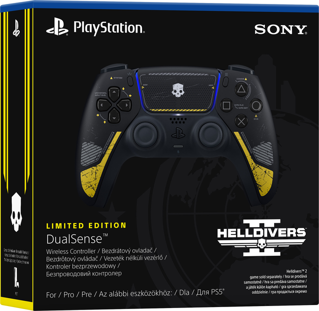Bezprzewodowy kontroler Sony PlayStation Dualsense BT Helldivers 2 Limited Edition dla PS5/PS5 Pro/PS5 Digital Edition (1000047305) - obraz 3