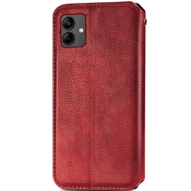 Чехол книжка GETMAN Cubic (PU) для Samsung Galaxy A05 Красный - изображение 2