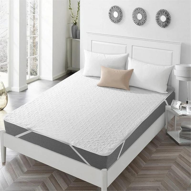 Наматрацник MirSon №7002 SleepHaven Pad Ecosilk з гумкою по кутах 180x200 см від Rozetka на платформі USKIDKA Акція на Наматрацник MirSon №7002 SleepHaven Pad Ecosilk з гумкою по кутах 180x200 см від Rozetka