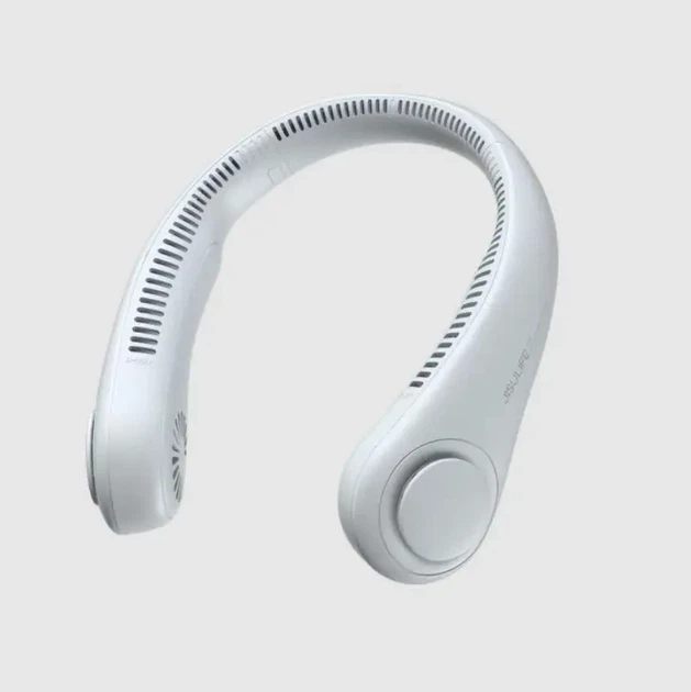 Вентилятор на шею NECK FAN VT-1010 Белый портативный с аккумулятором 4000 мАч + 3 режима обдува 5 Вт - изображение 4