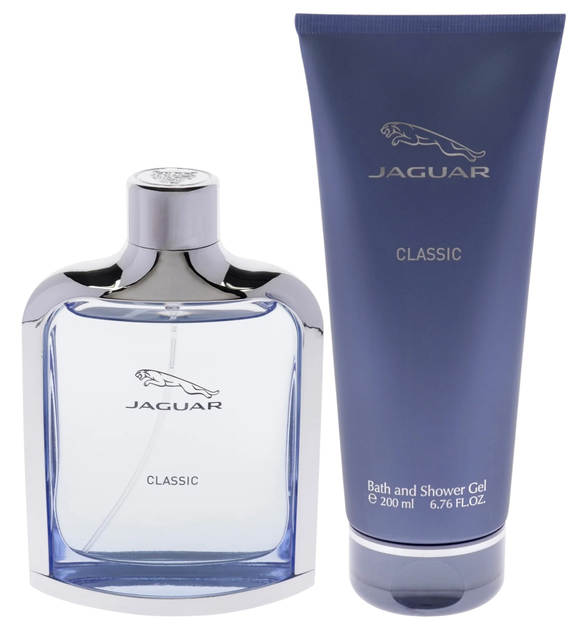 Набір для чоловіків Jaguar Classic Blue Туалетна вода 100 мл + Гель для душу 200 мл (7640171192987) - зображення 3