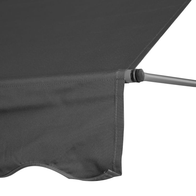 Markiza przeciwsłoneczna balkonowa MultiGarden 200 x 120 cm Szara (5905817002467) - obraz 4