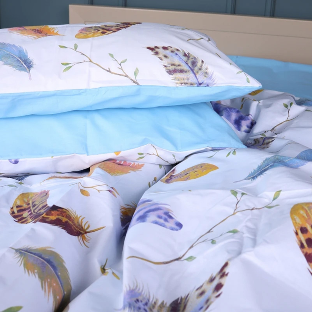Наволочка MirSon Ranforce Elite 17-0743 Blue Feathers 60х60 см від Rozetka на платформі USKIDKA Акція на Наволочка MirSon Ranforce Elite 17-0743 Blue Feathers 60х60 см від Rozetka