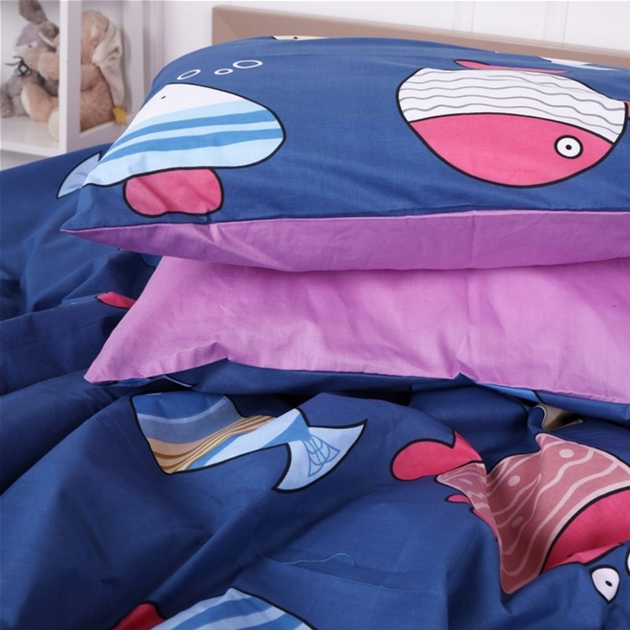 Наволочка MirSon Бязь Premium 17-0466 Fish are fabulous 70х70 см від Rozetka на платформі USKIDKA Акція на Наволочка MirSon Бязь Premium 17-0466 Fish are fabulous 70х70 см від Rozetka