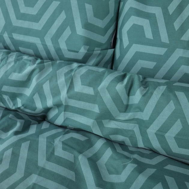 Підковдра MirSon Полуторна 143х210 см Ranforce Elite 17-0622 Geometry Emerald від Rozetka на платформі USKIDKA Акція на Підковдра MirSon Полуторна 143х210 см Ranforce Elite 17-0622 Geometry Emerald від Rozetka
