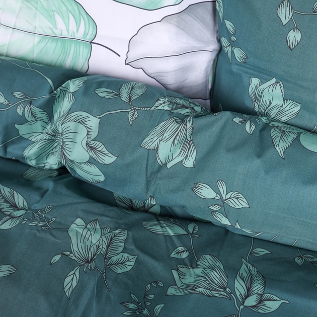 Підковдра MirSon Ranforce Elite 17-0718 Emerald Foliage 143х210 см від Rozetka на платформі USKIDKA Акція на Підковдра MirSon Ranforce Elite 17-0718 Emerald Foliage 143х210 см від Rozetka