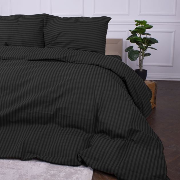Підковдра MirSon Полуторна Євро 160х220 см Ranforce Elite 17-0611 Stripe Black від Rozetka на платформі USKIDKA Акція на Підковдра MirSon Полуторна Євро 160х220 см Ranforce Elite 17-0611 Stripe Black від Rozetka