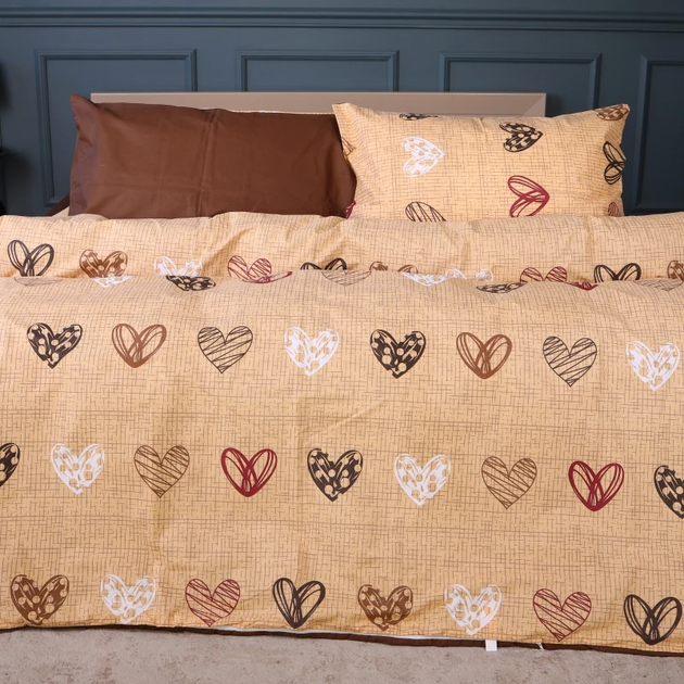Підковдра MirSon двоспальна 175x210 см 17-0705 Toffee Hearts Ranforce Elite від Rozetka на платформі USKIDKA Акція на Підковдра MirSon двоспальна 175x210 см 17-0705 Toffee Hearts Ranforce Elite від Rozetka