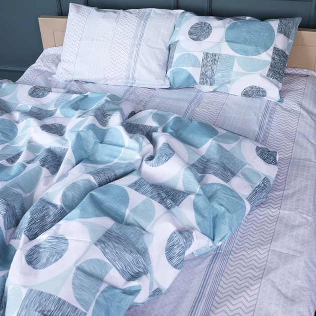 Підковдра MirSon Бязь 17-0736 Azure Geometry 175х210 см від Rozetka на платформі USKIDKA Акція на Підковдра MirSon Бязь 17-0736 Azure Geometry 175х210 см від Rozetka