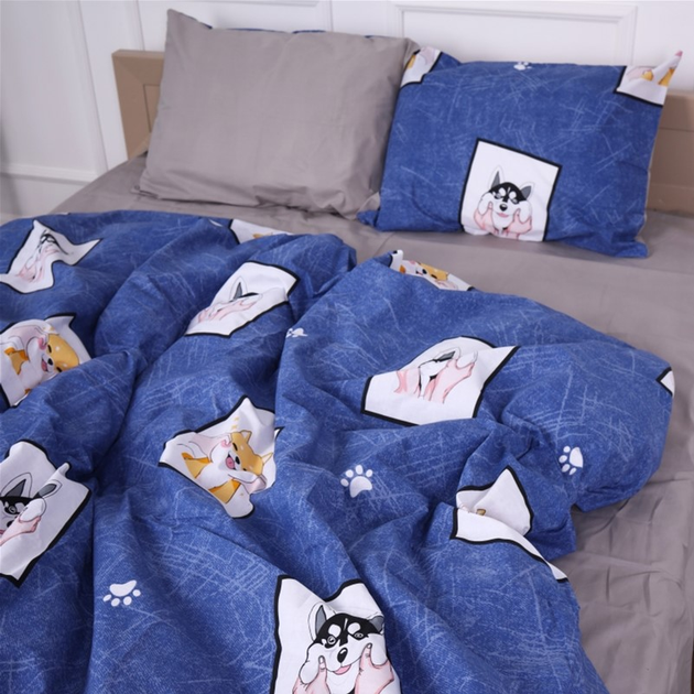 Підковдра MirSon Бязь 17-0575 Husky Dog 175х210 від Rozetka на платформі USKIDKA Акція на Підковдра MirSon Бязь 17-0575 Husky Dog 175х210 від Rozetka