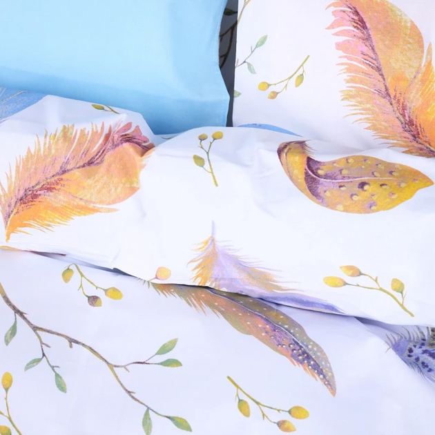 Підковдра MirSon Ranforce Elite 17-0743 Blue Feathers 175х210 см від Rozetka на платформі USKIDKA Акція на Підковдра MirSon Ranforce Elite 17-0743 Blue Feathers 175х210 см від Rozetka