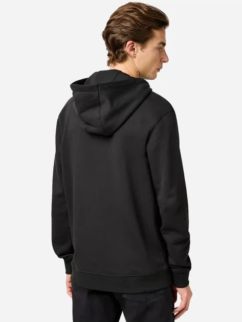 Толстовка на молнии мужская Wrangler 112362888 XL Черная (5401139266148) - Фото 2 Толстовка на молнии мужская Wrangler 112362888 XL Черная (5401139266148) - изображение 2