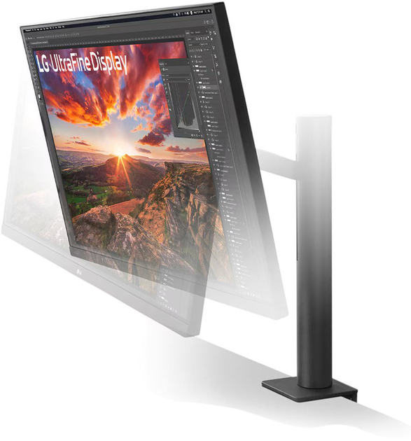 Monitor 32" LG UltraFine IPS 32UN880K-B - obraz 4