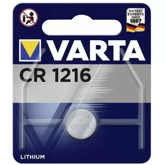 Батарейка літієва VARTA Lithium 6216 (CR1216) - зображення 2