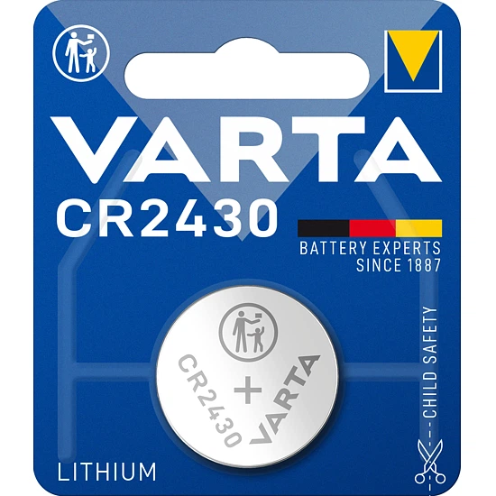 Батарейка літієва VARTA Lithium 6430 (CR2430) - Фото 1 Батарейка літієва VARTA Lithium 6430 (CR2430) - зображення 1