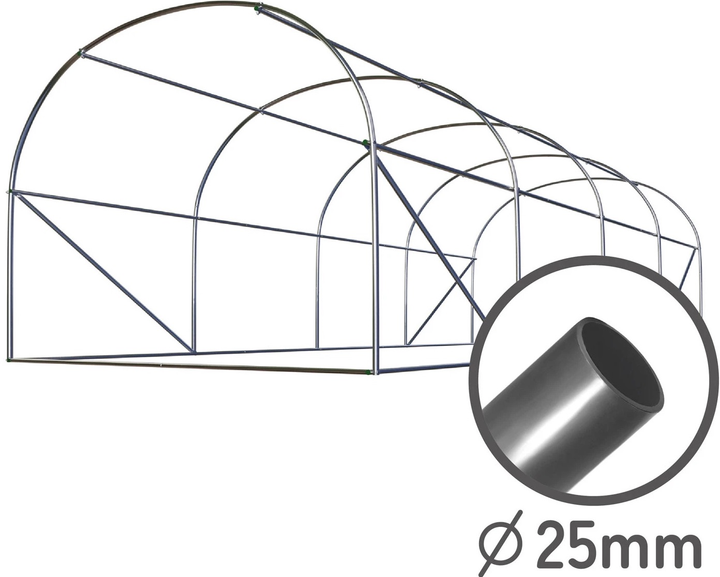 Tunel ogrodowy Plonos 3 x 4.5 m (4975-B) - obraz 3
