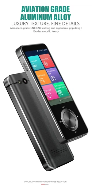 Электронный голосовой переводчик Microsoft M9 на 137 языков c WI-FI и Bluetooth - изображение 2