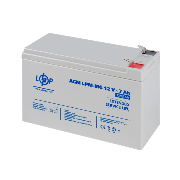 Акумулятор мультигелевий LogicPower LPM-MG 12V - 7 Ah - изображение 4