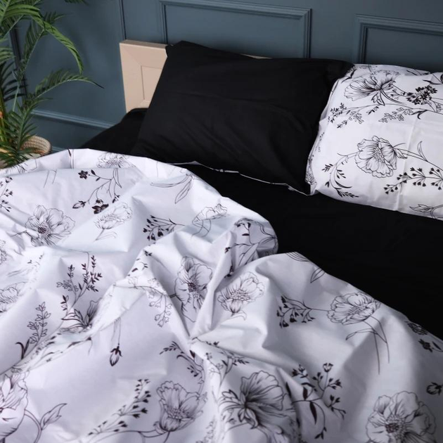 Акція на Підковдра MirSon King Size 17-0727 Shadow Bloom 220х240 см Бязь від Rozetka