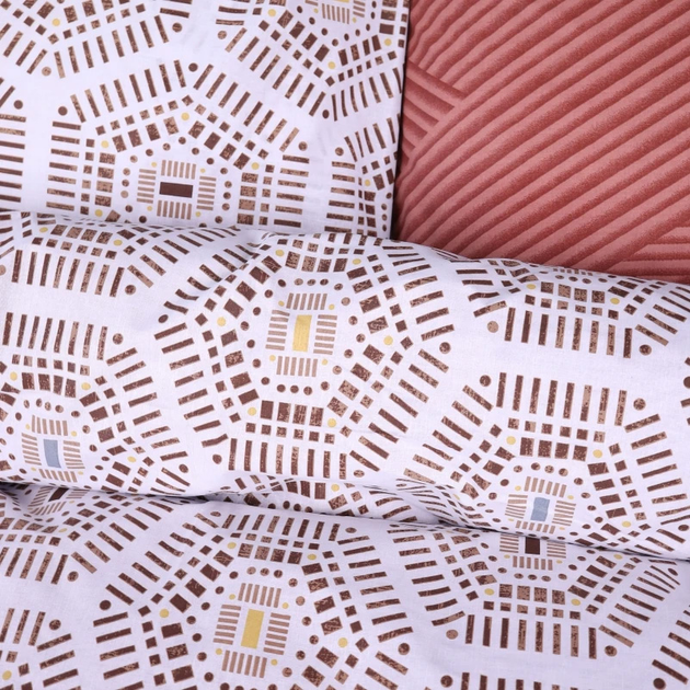 Підковдра MirSon Ranforce Elite 17-0739 Amber Geometrics 220х240 см від Rozetka на платформі USKIDKA Акція на Підковдра MirSon Ranforce Elite 17-0739 Amber Geometrics 220х240 см від Rozetka