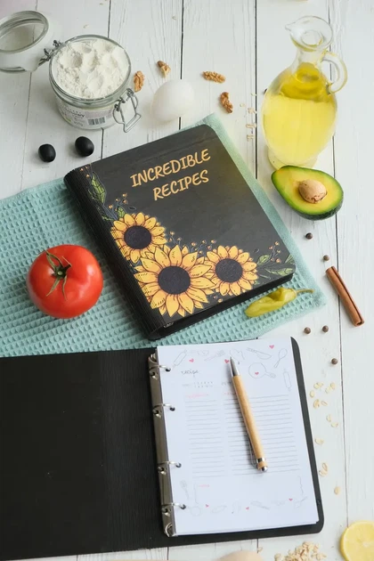 Книга для записів кулінарних рецептів "Incredible recipes" А6 16,5х13см (NB-110-3) - изображение 3