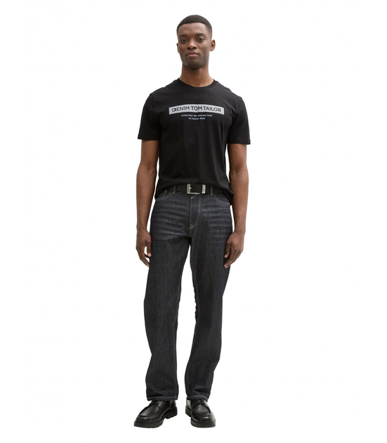 Футболка Tom Tailor Denim L Чорний 1043491-14482 - изображение 4