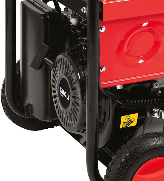 Generator benzynowy YATO 4.25/5.5 kW 230/380 V 1-3 fazy 25 l (1.1 l oleju) z blokiem przepięciowym AVR (YT-85460)   - obraz 4