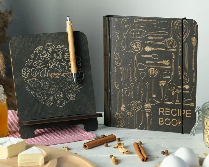 Книга для записів кулінарних рецептів "Recipe book" А5 22,5х17см - изображение 2