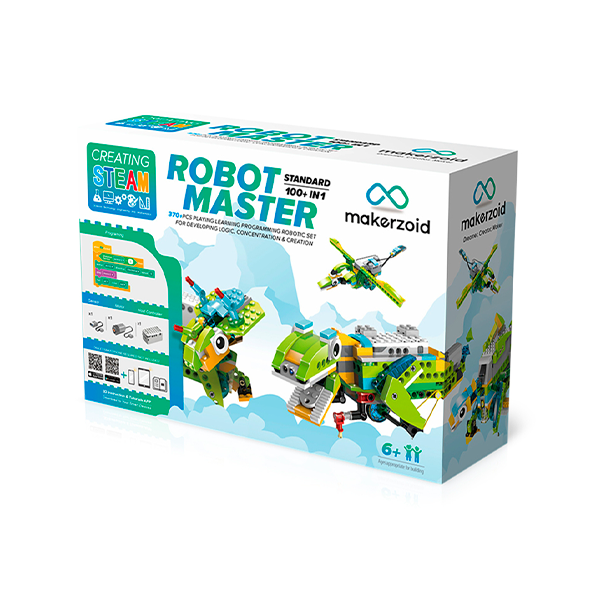 Конструктор Makerzoid Robot Master Standard (370+ деталей, програмований, MKZ-RM-SD) - зображення 3