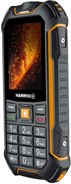 Мобільний телефон MyPhone Hammer Boost 2 LTE Black-Orange (TEL001027) - зображення 4