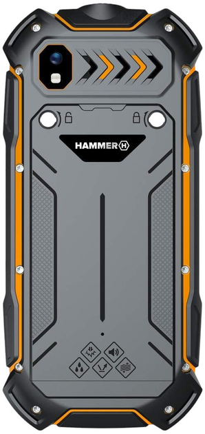 Мобільний телефон MyPhone Hammer Boost 2 LTE Black-Orange (TEL001027) - зображення 6