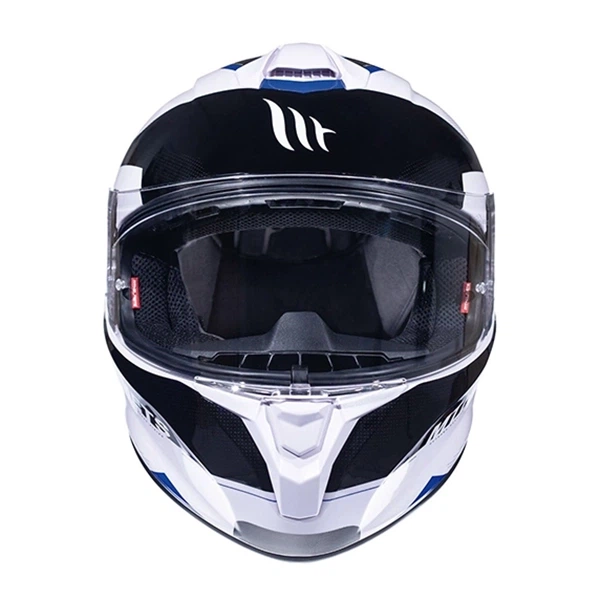 Шолом MT Targo Enjoy White/Black/Blue - XXL - зображення 2