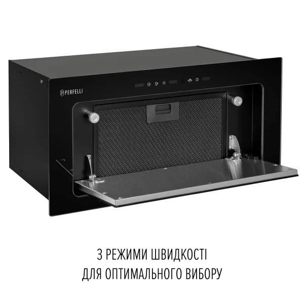 Витяжка perfelli design vision 6 nero silenzio - зображення 8