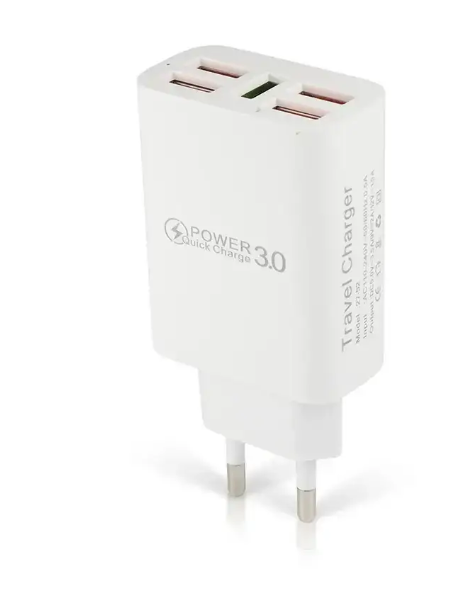 Зарядное устройство 220В 3,5А QC3.0 USBx5 Travel Charger 27-2 - изображение 4
