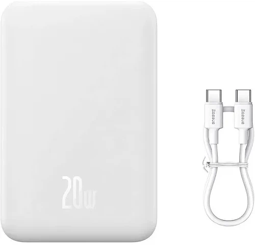 УМБ Baseus Magnetic Mini Wireless 10000mAh 20W White (6932172620639) - зображення 7